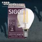 LED-Filamentlampen - dimmbar (Tropfen-Form)