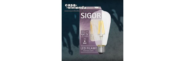 LED-Filamentlampen - dimmbar (EDIDSON-Form)