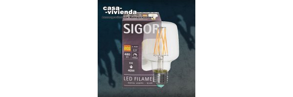 LED-Filamentlampen - dimmbar (Royal-Form)