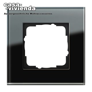 Abdeckrahmen 1fach Esprit Glas Schwarz