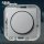 Dimmer, KLEIN55® Glasrahmen - Druck-Wechsel, PhasenANschnitt, (Dimmer-/Lastkennzeichnung "RL"), 60-600W (Ohm) / 25-500VA - passend zu GIRA Standard 55® / E2® - ALU (*55B+..*)