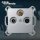Antennendose UP 3-fach, Zentralplatte GIRA System55® / KLEIN55® Glasrahmen - Farbe ALU Silber (26) (*..*)