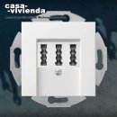 TAE Telefondose, 2x6NFF, 3-fach -  GIRA System55® /...