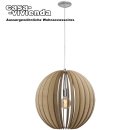 Pendelleuchte "COSSANO", 1 x E27 maximal 60W, Metall Nickel matt - exclusive Leuchtmittel (*2021*)