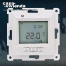 Raumthermostat, elektronisch, reinweiß, digital -...