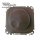 Universal-Dimmer, 3-500W/VA, PhasenANschnitt / PhasenABschnitt, (Dimmer-/Lastkennzeichnung "R,L,C") - passend für BUSCH-JAEGER® DURO 2000 LX - Mahagonibraun ...-201 (*55C+16A*)