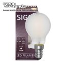 LED-Filamentlampe SIGOR dimmbar, E14/4,5W-2700K (ersetzt 40W) A++, 470 lm, matt (Tropfen-Form) L 80, Ø 45 mm - (1 Stück) ("2021")
