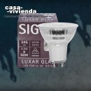 LED-Reflektorlampe SIGOR dimmbar, PAR16 LUXAR GU10/240V-5,5W-2700K (ersetzt 50W) A+ 345 lm Abstrahlwinkel 36° L 54, Ø 50 mm - (1 Stück) ("2021") >