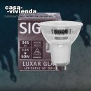 LED-Reflektorlampe SIGOR dimmbar, PAR16 LUXAR GU10/240V-5,5W-3000K (ersetzt 50W) A+ 345 lm Abstrahlwinkel 36° L 54, Ø 50 mm - (1 Stück) ("2021") >