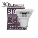 LED-Reflektorlampe SIGOR dimmbar, PAR16 LUXAR GU10/240V-7,0W-3000K (ersetzt 65W) A+ 460 lm Abstrahlwinkel 36° L 54, Ø 50 mm - (1 Stück) ("2021") >