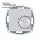 Raumthermostat UP, Wechsler, 230V, 10A (4A) / 5A (2A), +5° bis +30°, GIRA System55® - Alu lackiert (26) ("2023")