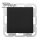 Blindabdeckung mit Tragring - GIRA® System 55 - Schwarz matt (05) RAL9005 (*2025-02*)