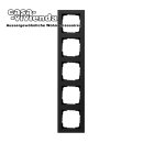 Abdeckrahmen E2 5-fach - GIRA® System 55 - Schwarz...