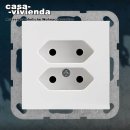 Kombi-Steckdose - 2x Eurostecker 55x55 mm - KLEIN...