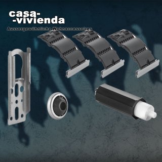 Rolladen-Montage-Set für Achtkantwelle SW40 40 mm, 6-teilig ("2023")