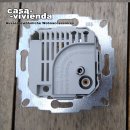 Raumthermostat UP, 1079U, Wechsler, 230V, 10A (4A) / 5A (2A), +5° bis +30°, ohne Schalter, KLEIN LX® / BUSCH-JAEGER LX®, Reinweiß / Alpinweiß RAL9010 - Version II (mit alternativer Abdeckung) (*22A*) ("2023")