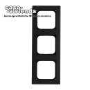 Abdeckrahmen, 3-fach - KLEIN K55® BBblack®...