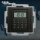 Elektronische LCD-Zeitschaltuhr, Wochenprogramm, 2500 (1500) W, 230 V AC - KLEIN® passend zu MERTEN® System M - Schwarz Matt RAL9005 (*2023*)