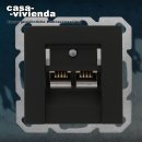 Telefon und CAT5-Netzwerkdose 2x8RJ45, mit Schraubklemmen...