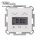 Kombi-Rollladenzeitschaltuhr / UP-Jalousiecontroler, 230VAC, Wochenprogramm LCD Display, KLEIN K55®BB passend zu allen Schalterprogrammen im Systemmaß 55x55 mm UNIVERSAL - Alpinweiß / Reinweiß RAL9010 (*2023*)