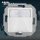 Bewegungsmelder-Infrarot UP 180°, Abdeckung KLEIN K55® BBwhite® / BUSCH-JAEGER Busch-balance® SI - Alpinweiß / Reinweiß RAL9010 - (3-Draht mit Relay  0-1000W/VA, Schalter null, auto, aus) (*2023*)