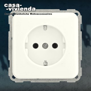 VEDDER REGINA® Kombi-Steckdose - Weiß (Cremeweiß) (W) RAL1013 - (10 Stück) - ("2024-09")