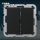 Wippschalter-Einsatz 10 A 250 V~ - Serienschalter - GIRA® System 55 - Schwarz matt (005)  (*2025-02*)