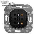 LED/Universal Tast-Dimmer, 10-350W/VA, PhasenANschnitt / PhasenABschnitt, (Dimmer-/Lastkennzeichnung "R,L,C") - passend für MERTEN® System M - Anthrazit 028 ("2025-04")
