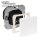 LED/Universal Tast-Dimmer, 10-350W/VA, PhasenANschnitt / PhasenABschnitt, (Dimmer-/Lastkennzeichnung "R,L,C") - passend für BERKER® S.1 / B.3 / B.7 - Reinweiß glänzend RAL9010 ("2023")