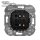 LED/Universal Tast-Dimmer, 10-350W/VA, PhasenANschnitt / PhasenABschnitt, (Dimmer-/Lastkennzeichnung "R,L,C") - passend für BERKER® S.1 / B.3 / B.7 - Reinweiß glänzend RAL9010 ("2023")