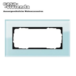 Abdeckrahmen 2fach ohne Mittelsteg Esprit Glas Mint