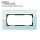 Abdeckrahmen 2fach ohne Mittelsteg Esprit Glas Mint