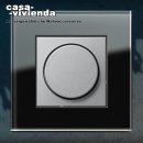 LED-Dimmer, KLEIN55® Glasrahmen - Druck-Wechsel,...