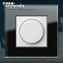 LED-Dimmer, KLEIN55® Glasrahmen - Druck-Wechsel,...