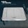 Boden-Wandd., IP20, Edelstahl, 120x120x55, Doppeldeckel, 1xSchuko, 1x RJ45 ISDN 8-p